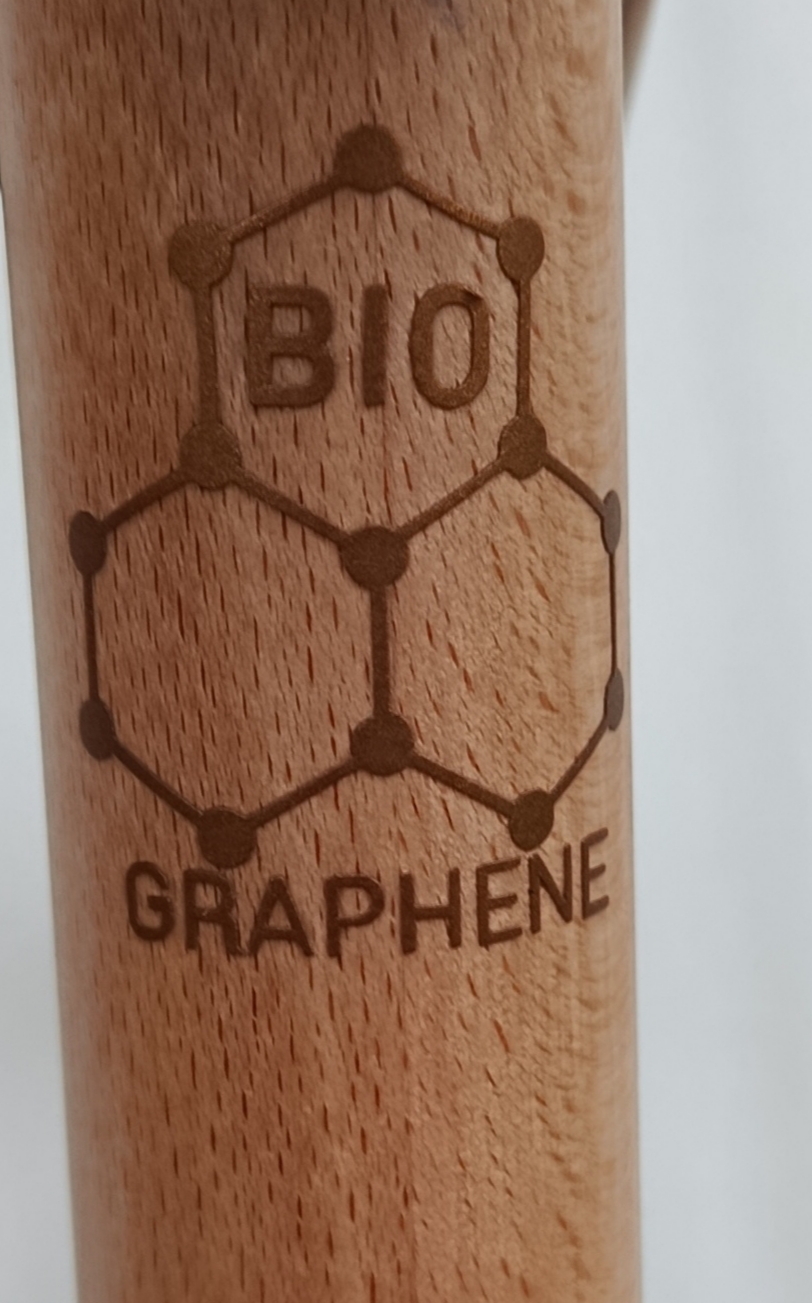 Bio Graphene inscription on an Axalko frame