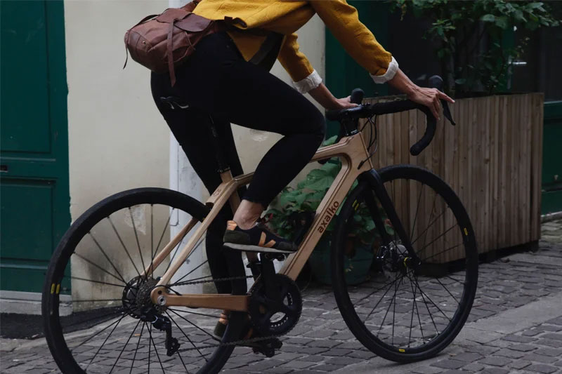 Bicicletas urbanas de fibras naturales Axalko