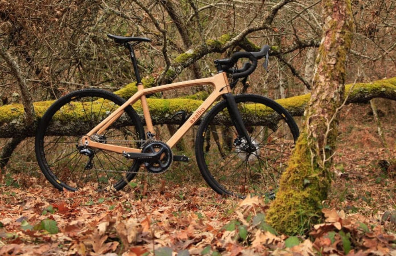 Bicicleta de madera Axalko, bici gravel